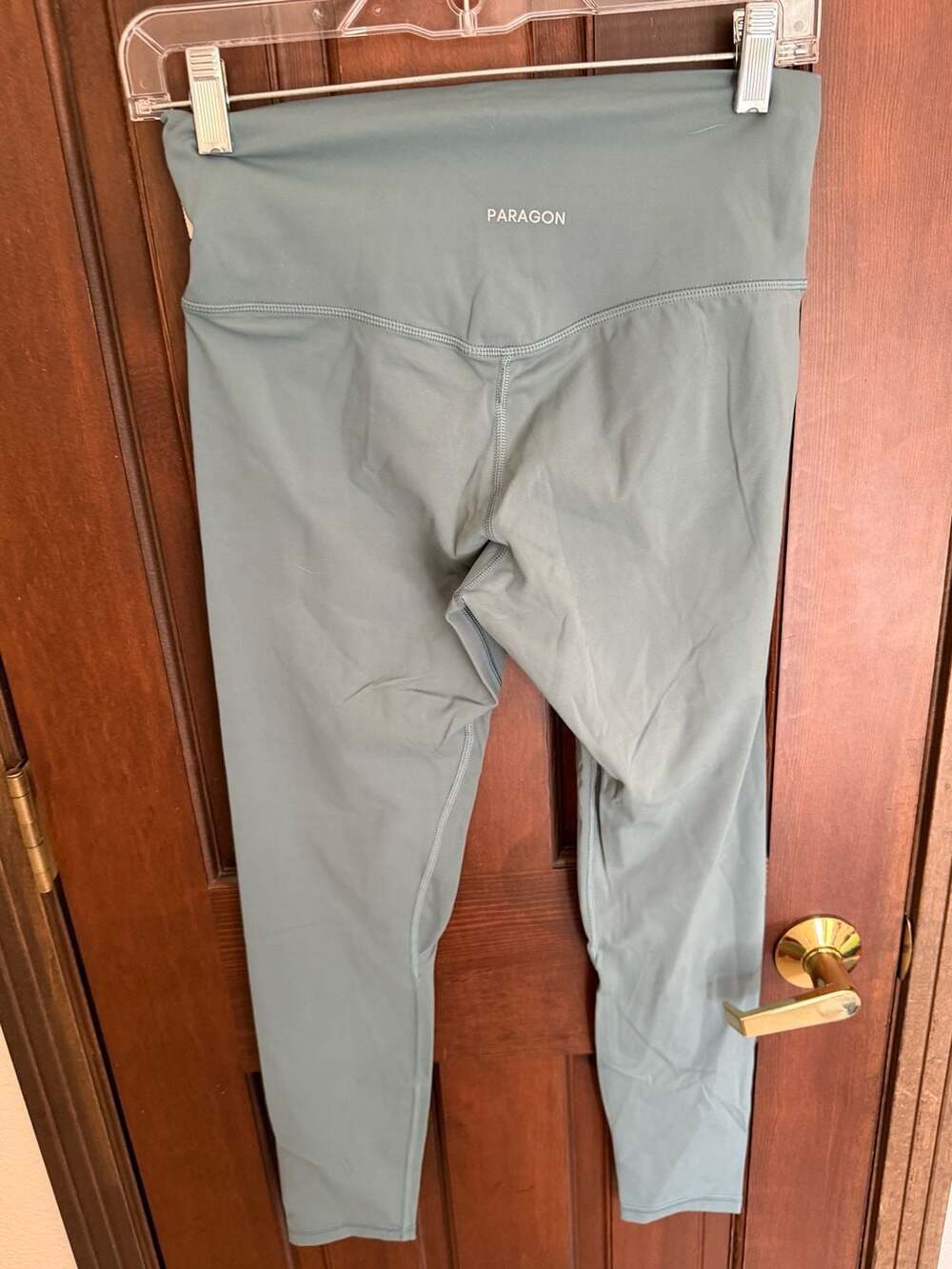 Paragon Sculptseam High-Waisted Leggings in Sage, Size Small
